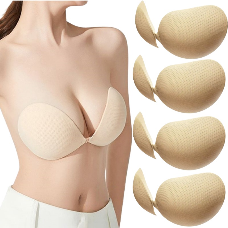 Push Up Bra Silicone - Push Up Sticky Bra Thickened Invisible