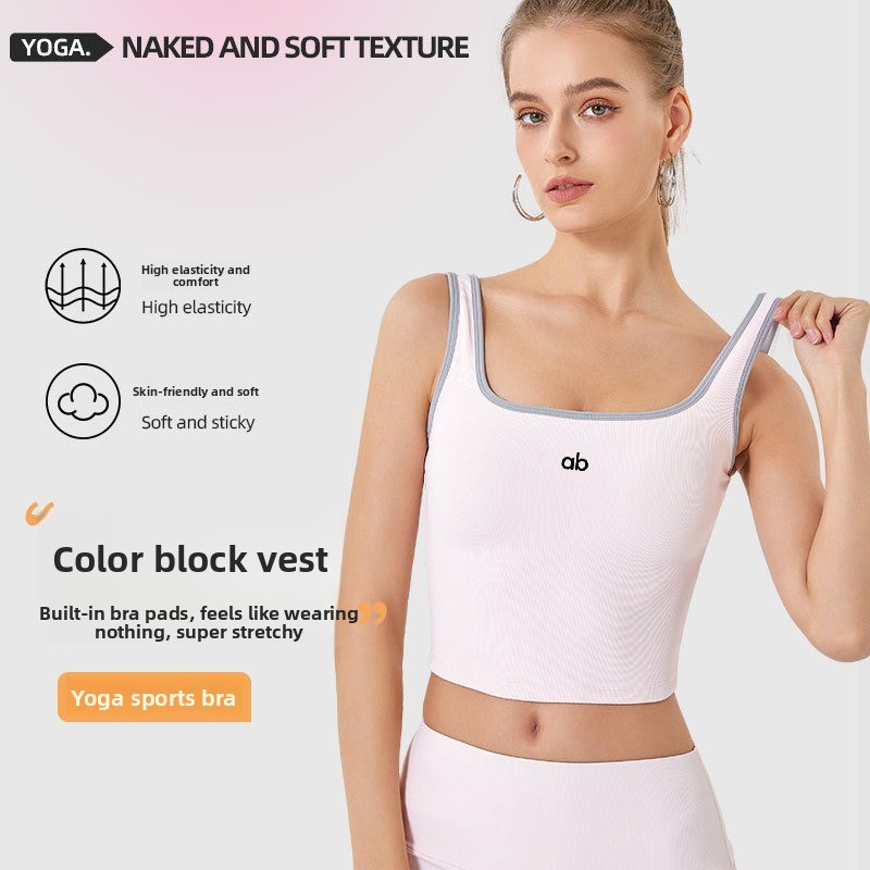 Women Summer Ribbed Yoga Tank  - огляд і ціна Minimizer Bra Women