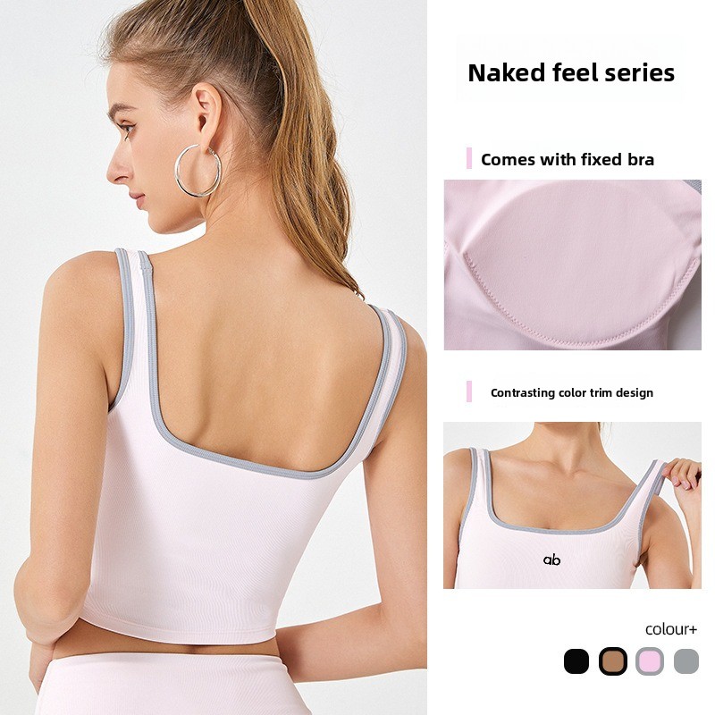 Women Summer Ribbed Yoga Tank  - огляд і ціна Minimizer Bra Women