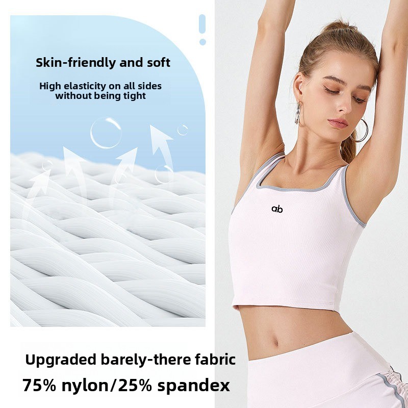 Women Summer Ribbed Yoga Tank  - огляд і ціна Minimizer Bra Women
